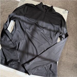 CALIA by Carrie Underwood Women's Black Quarter-Zip Top